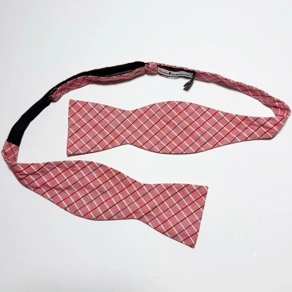 Skinny Tie Madness Red Cotton Bow Tie