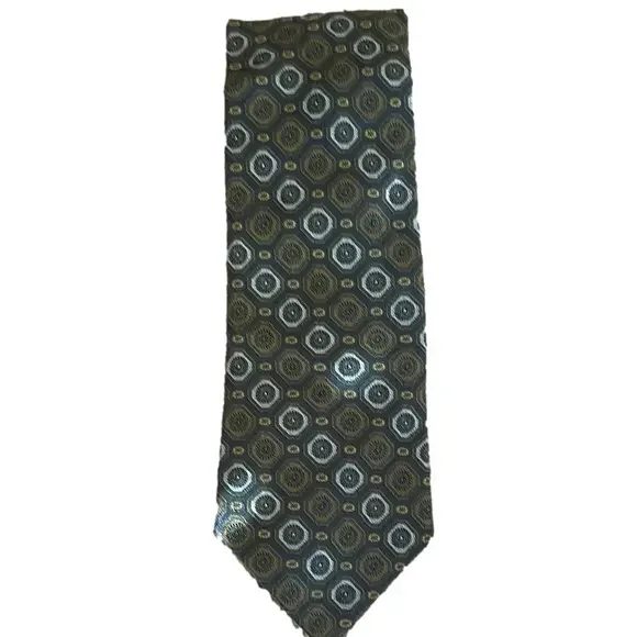 Express Geometric Silk Tie