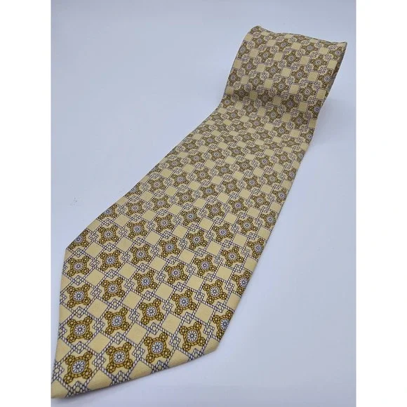 VTG St Dupont Handmade 100% Silk Extra Long Multicolor Tie 62