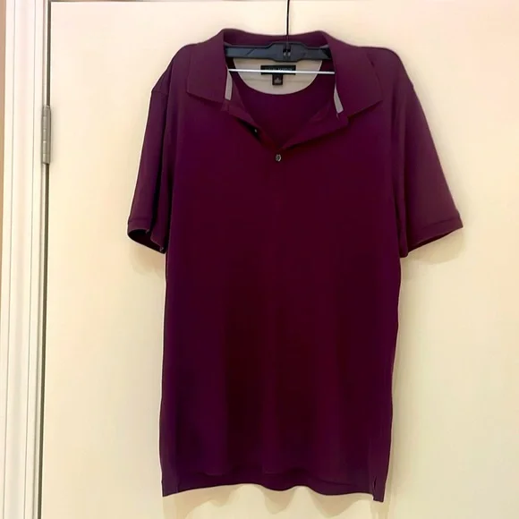 EUC,‎ Banana Republic, size m, men’s polo, 100%cotton, elderberry