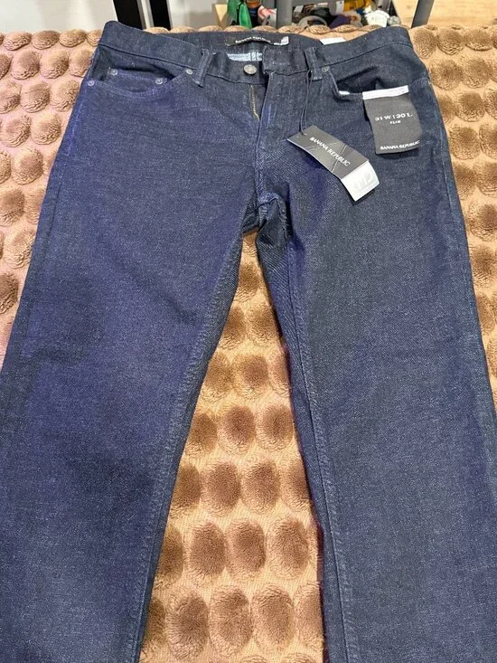 Banana Republic dark blue jeans