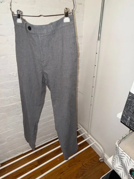 Banana Republic Tailored Linen Blend Pants 31x32