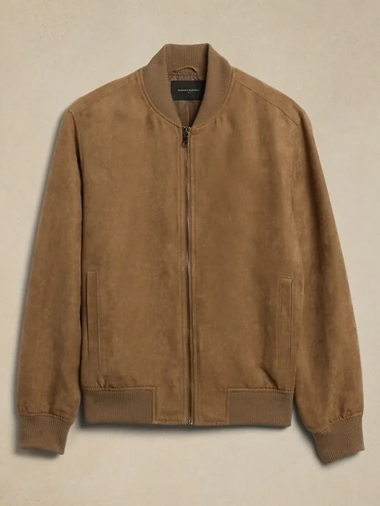 Banana Republic ROCCO VEGAN SUEDE BOMBER