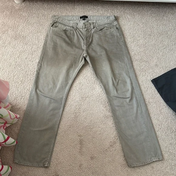 Banana republic slim straight cotton jeans 35/30