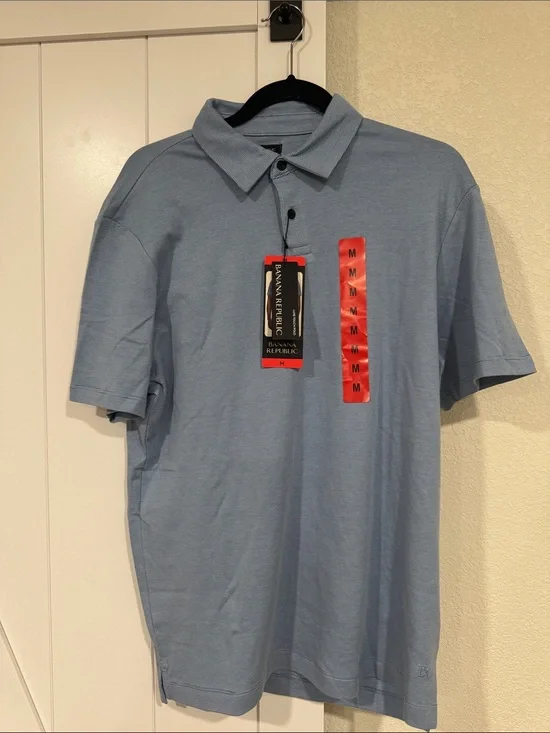 Banana Republic Men’s Sky Blue Polo Shirt