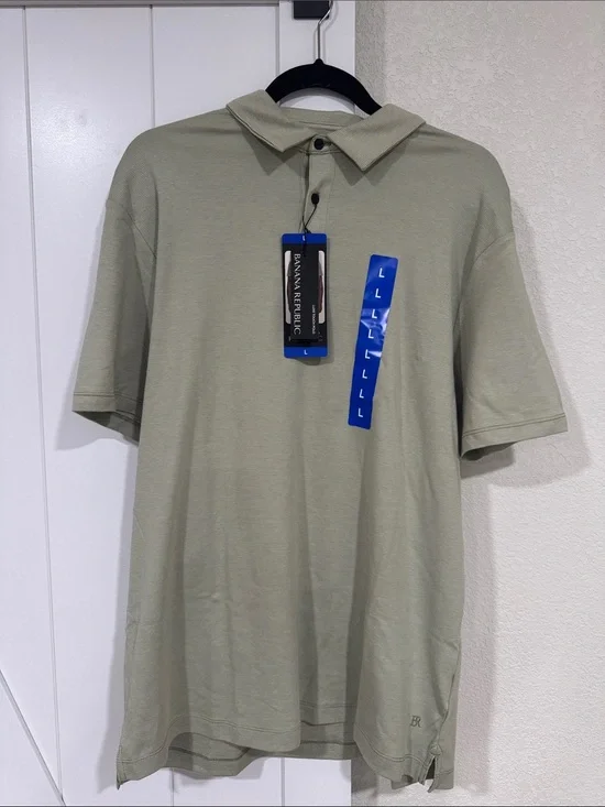 New with tags Banana Republic Luxe Touch Polo – Men’s Size Large