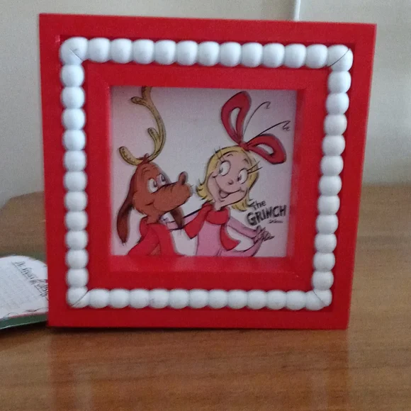 Cindy Lou and max framed picture