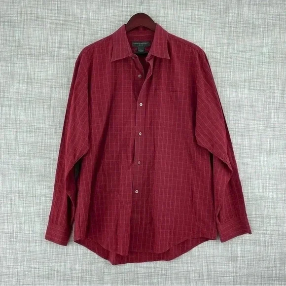 Banana Republic Mens Size L long sleeve button down shirt 1694