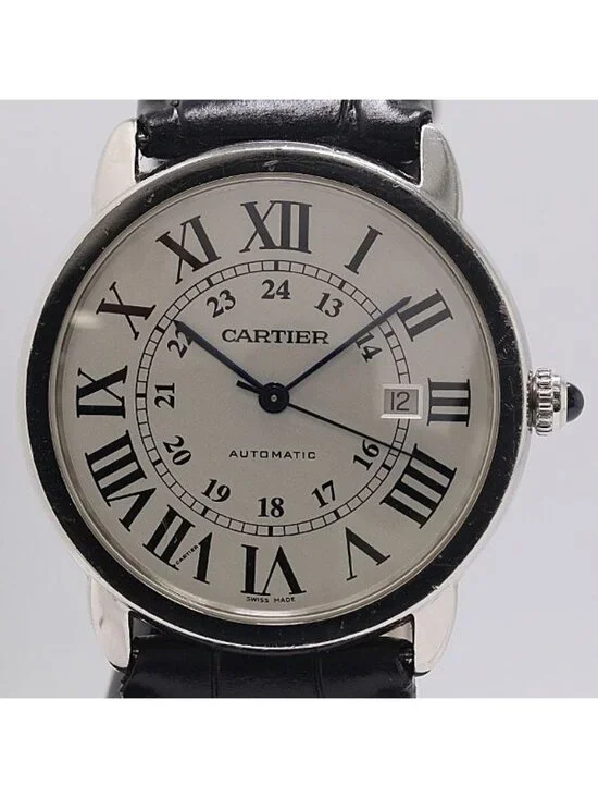 Cartier Hossuke Ronde Solo Automatic Silver Dial Watch