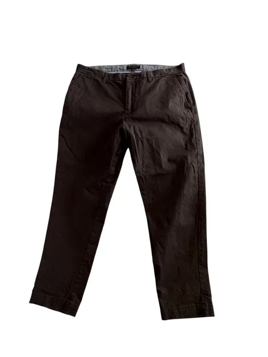 Banana Republic Dark Grey Slim-Fit Chinos 36 x 30