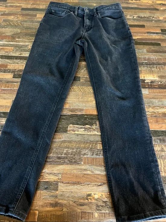 Banana Republic Men's Straight Jeans - Black
