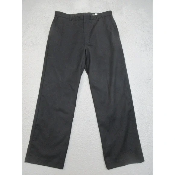 Banana Republic Wool Dress Pants Mens 38x32 Black Lined Classic Fit Work Office