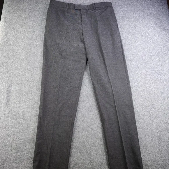Banana Republic Dress Pants Mens 35x34 Athletic Tapered Fit Marzotto‎ Wool