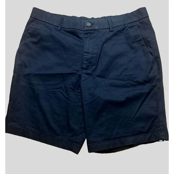 Banana Republic Aiden Short Chino  Men's 35 Navy Blue 9