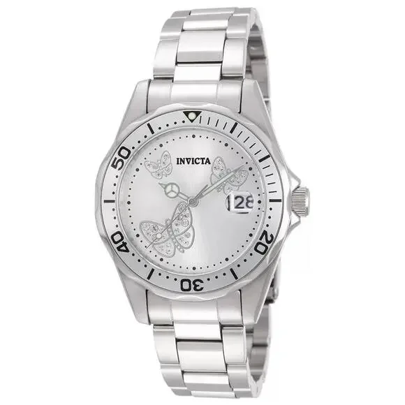NWT Invicta 12503 Angel | 3-Hand | Silver | Women's Watch