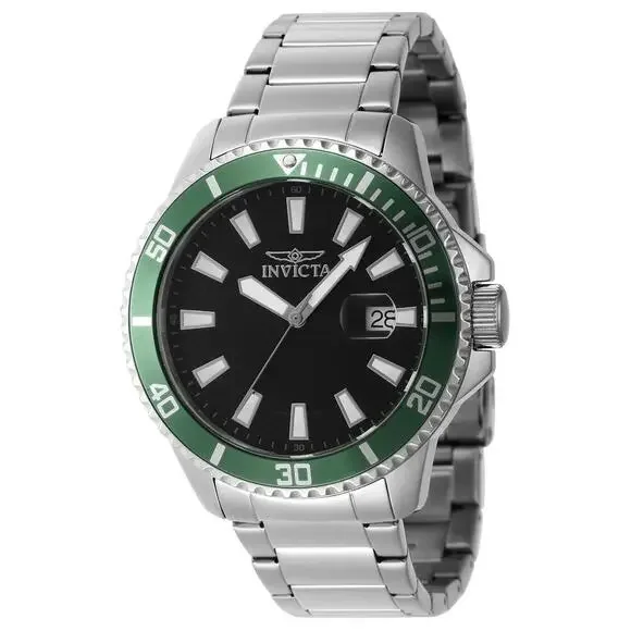 NWT Invicta 46075 Pro Diver | 3-Hand | Black | Men's Watch
