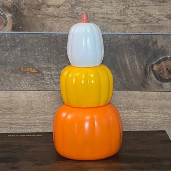 12” Multi Color Stacking Pumpkins   “NEW”