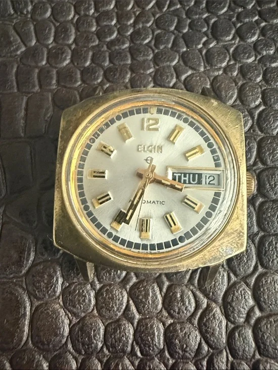 ELGIN Automatic Day Date Swiss Made Runs