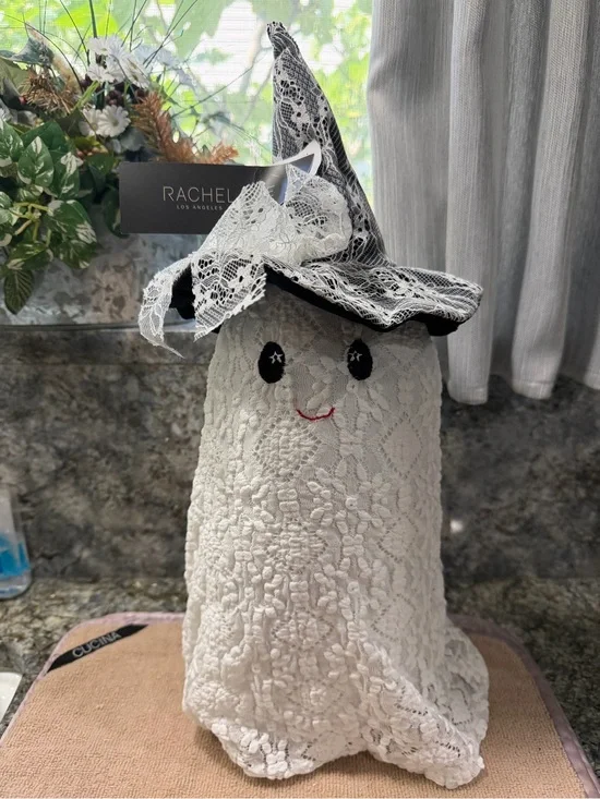 Rachel Zoe Lace Ghost Witch Halloween Decor | NWT 17.5”