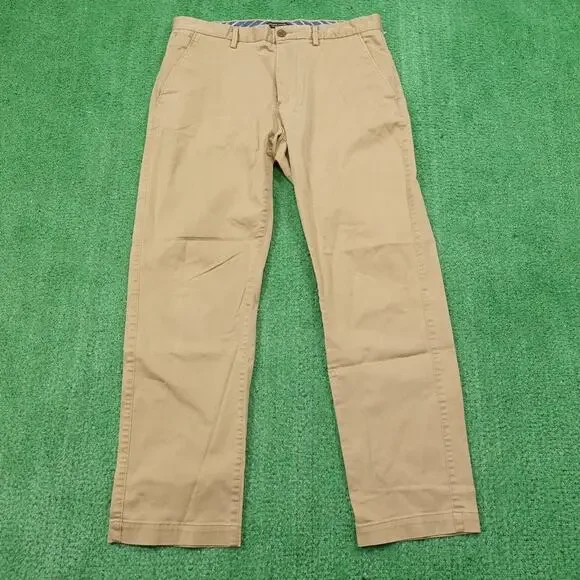 Banana Republic Pants Mens 33x30‎ Khaki Vintage Straight Fit Chino Stretch