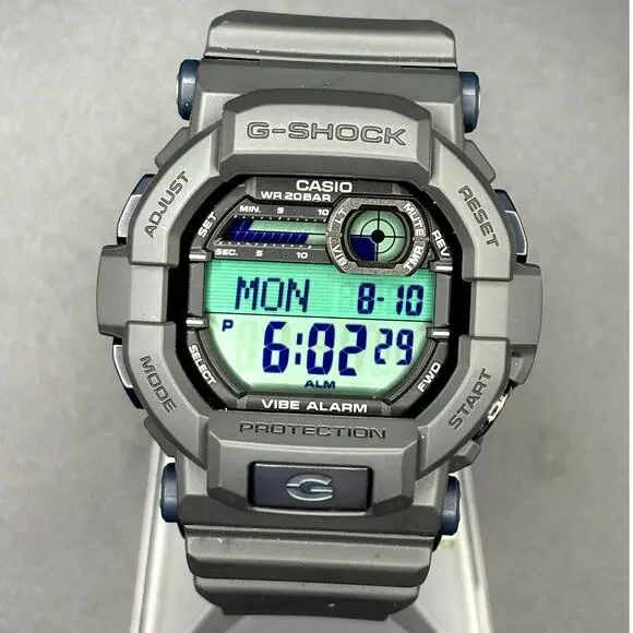 Casio G-Shock GD-350-8 Vibration Alarm Tactical Digital Men's Watch NIB Full Set