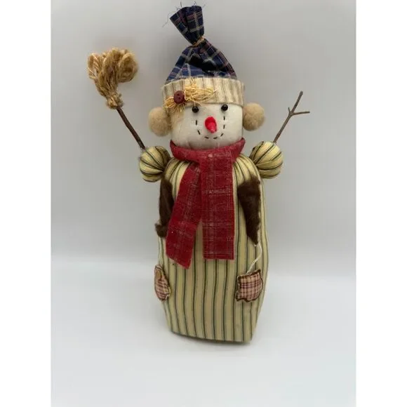 vintage primitive snowman