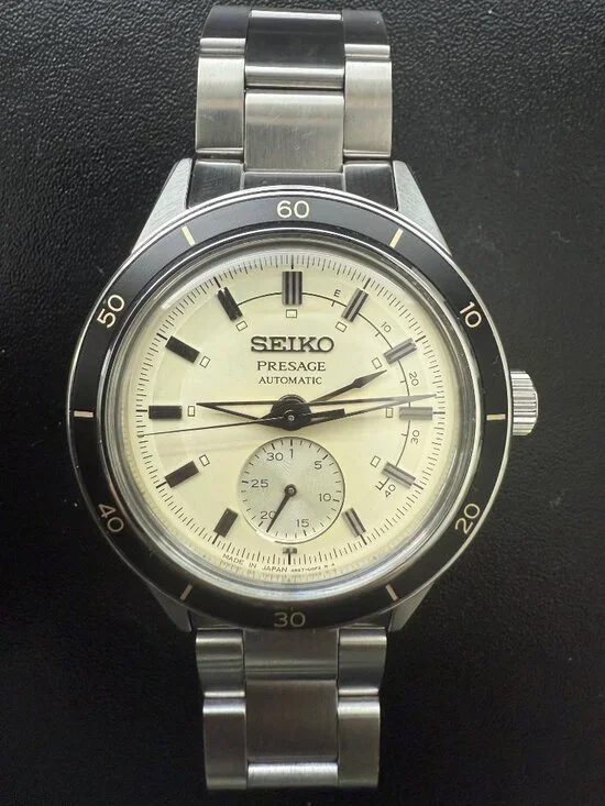 Seiko Presage Style 60's Series Automaticcream Watch Seiko Presage / Ref SSA447