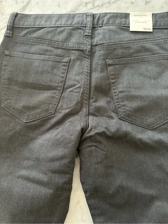 Banana Republic Men’s Charcoal Slim Straight Jeans