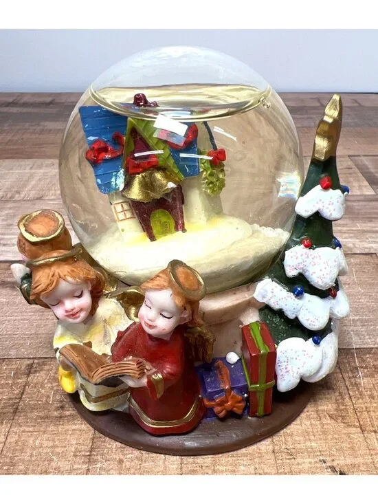 Vintage Christmas Snow Globe Collectible Decoration