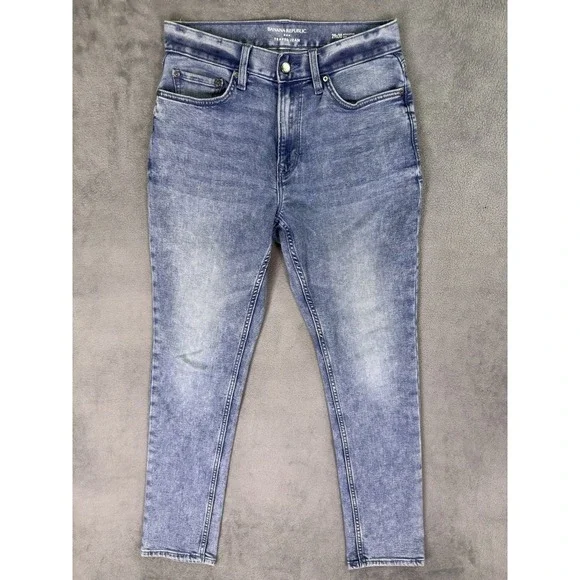 Banana Republic Jeans Mens 29x30 Blue Medium Wash‎ Travel Athletic Fit Straight