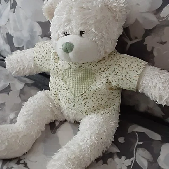 Soft & Fluffy loveable Teddy Bear with Heart T- shirt