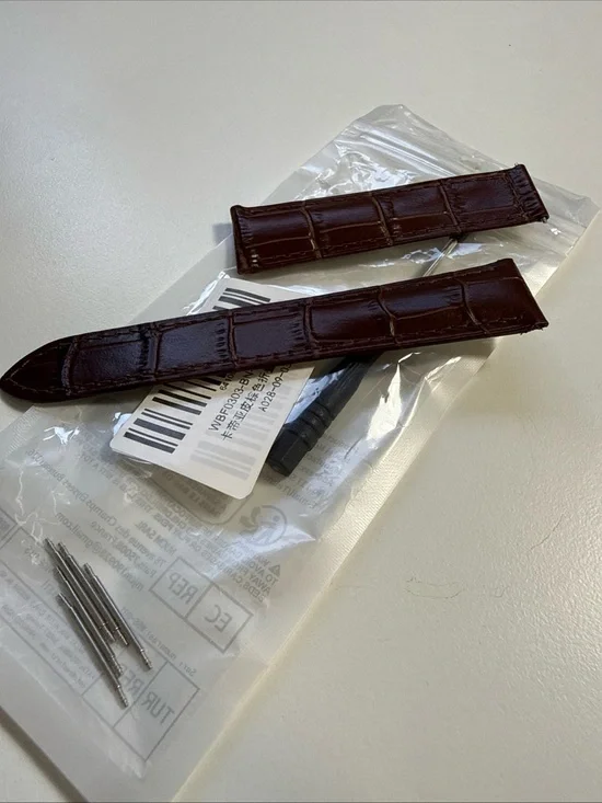 CartierTank,Louis,Americaine,Solo,Must Watch Strap Band 20/18mm Leather, Brown
