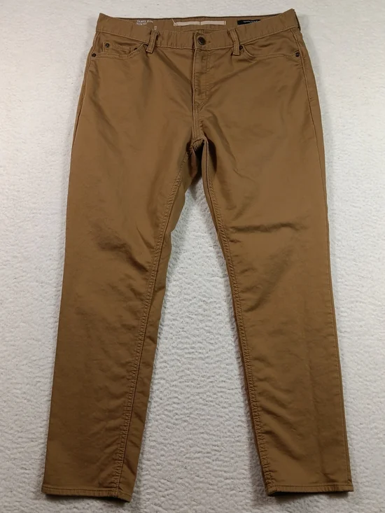 Banana Republic Jeans Mens 35x30 Tan Travel Jean Slim Fit Stretch Casual