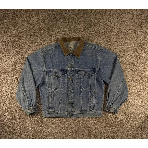 Vintage Banana Republic Adventure Outfitters Travel Denim Jacket Size L