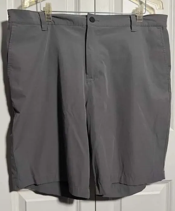 Banana Republic Men Size 40 Gray Performance Stretch Tech Golf Shorts
