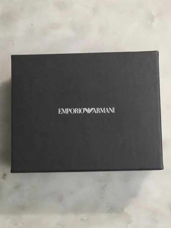 Emporio Armani Men's Black Accessories Gift Box-5.75