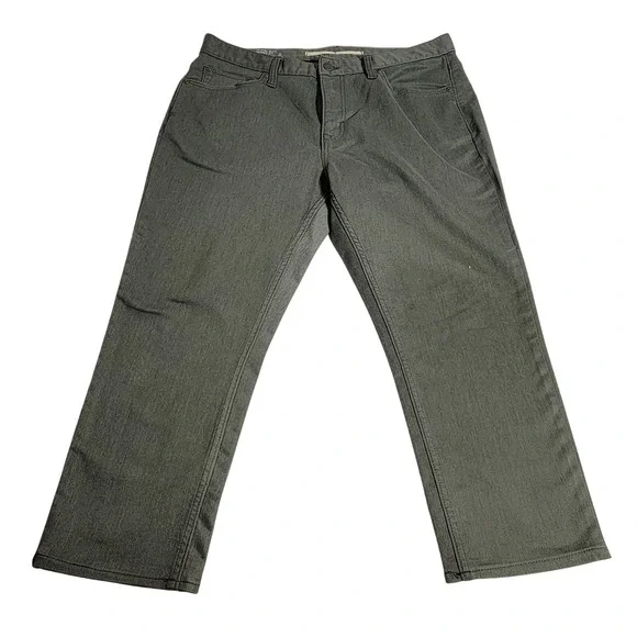Banana Republic Travel Jean Mens 36x30 Olive Green Skinny Fit Stretch Pants