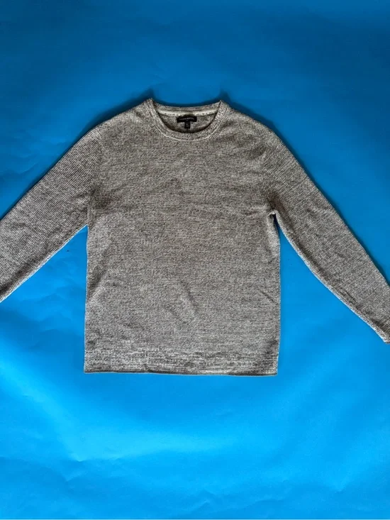Banana Republic Men's Crewneck Sweater - Gray