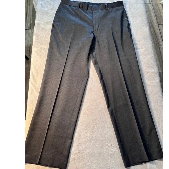Banana Republic Lanificio F.lli Cerruti Wool Dress Pants 34/30 Charcoal Grey