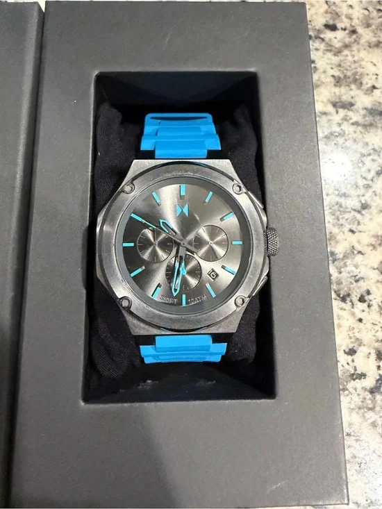 MVMT Raptor Chronograph Watch - Shock Blue