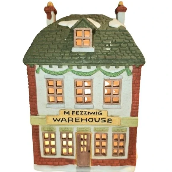 Department 56 FEZZIWIG'S‎ WAREHOUSE Heritage Dickens' Village Series Retired