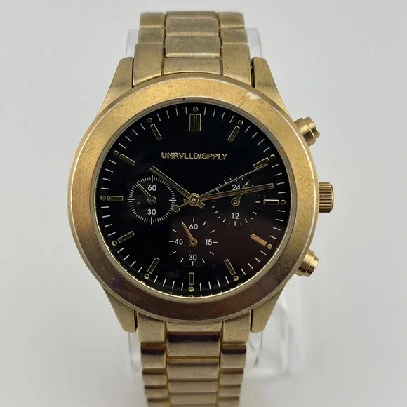Unrvlld/Spply Men's Watch by ASOS Gold 7.25
