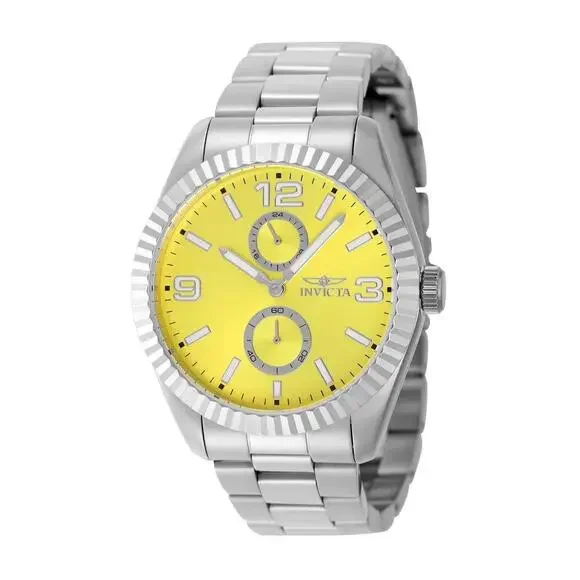 NWT Invicta 49528 Specialty | Quartz | Yellow | Men's Watch