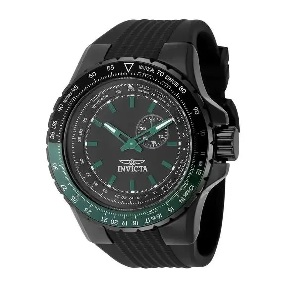 NWT Invicta 49731 Aviator | Quartz | Black | Men's Watch