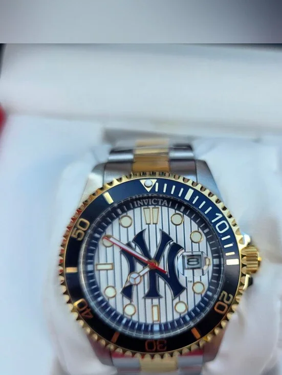 410.  Invicta Pro Diver New York Edition Men's Watch - 43mm. Gold, Steel (49857)
