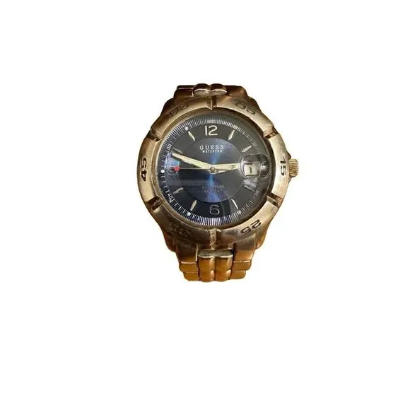 Y2K Guess Waterpro Stainless Steel Diver Wristwatch