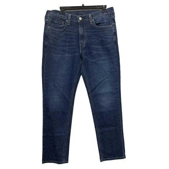 Levis 541 Jeans Mens 32x34 Blue Dark‎ Wash Cotton Stretch Slim Fit Denim