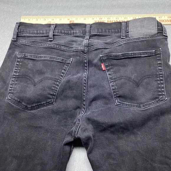 Levis 559 Relaxed Straight Fit Jeans Mens W38 L30 Black Charcoal Denim