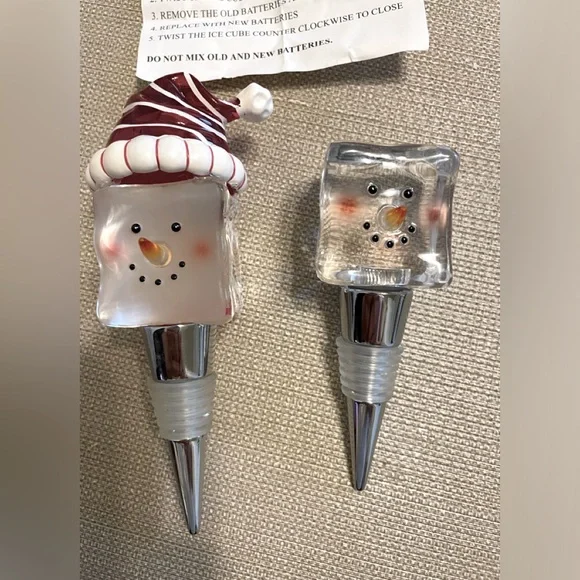 Wine Christmas Light Up Bottle Stoppers