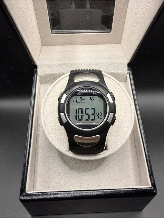 Bowflex EZ Pro Heart Rate Monitor Watch Black 42mm Touch Sensor ECG Working 26mm